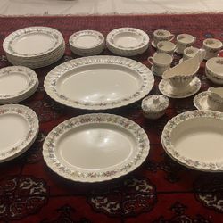 COPELAND SPODE VINTAGE PORCELAIN CHINA SET 56 PIECE