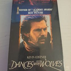 Dances With Wolves (VHS,SEALED)