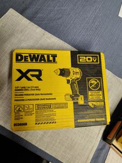 XR Hammer Drill 20v Dewalt
