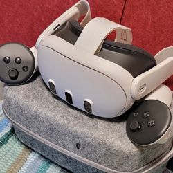 Meta Quest 3 Virtual Reality VR Headset - New, Used Once - With Carry Case TRADES WELCOME