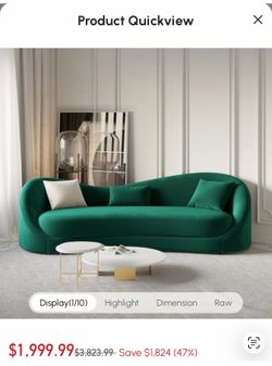 Emerald Green Couch