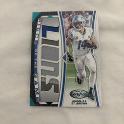 2024 Panini Certified Piece Of The Game Amon Ra St Brown /50