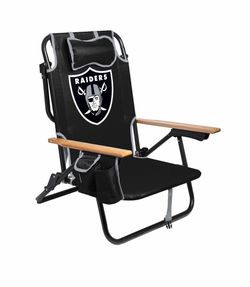 Las Vegas Raiders Reclining Beach Chair Brand New with Tags