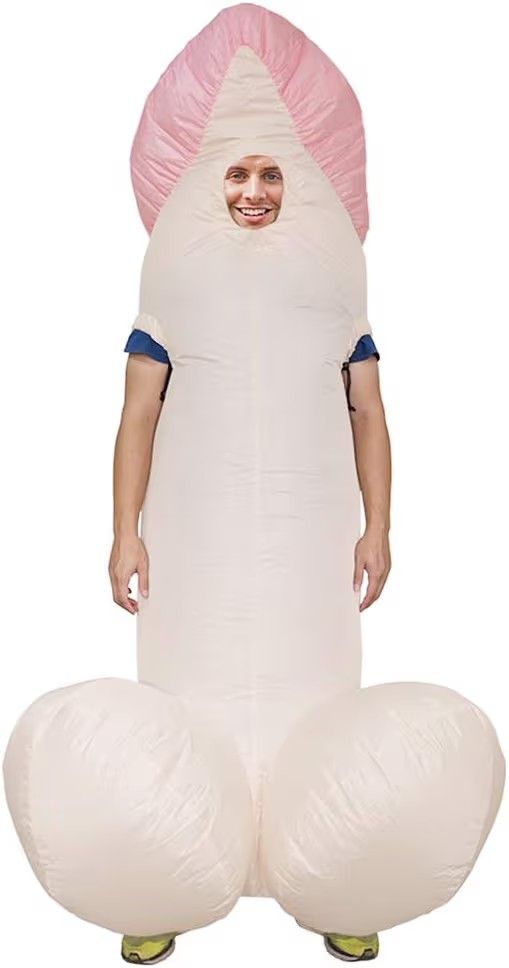 Inflatable phallic Halloween Costume