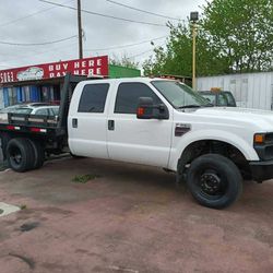 2008 Ford F 350 4x4 Dually , Turbo Diesel Flatbed