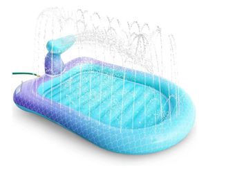 75" Mermaid Splash Pad & Sprinkler for Kids