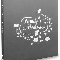 Family Scrapbook Photo Album, 4x6 40 Pages DIY All-In-One