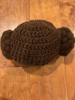 Princess Leia baby beanie