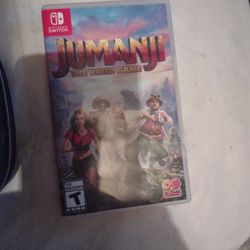 Jumanji Game For Nintendo Switch+ Case& Controller 