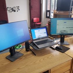 DUO DELL 24' WIDE ULTRASHARP SCREEN MONITOR (INV. DP1004)

