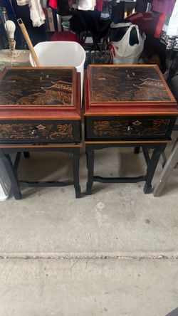 Set of 2 Chinese tables