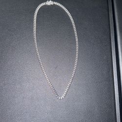 White Gold Plated Cuban Link Chain 5mm /18” Inch