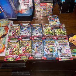 Pokemon Cards Single Booster Packs  Prismatic Evolutions Scarlet And Violet Stellar Crown Journey Together