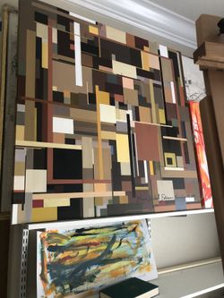 36 x 36” acrylic painting