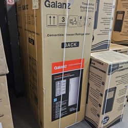 GALANZ CONERTIBLE FRIDGE/FREEZERS IN STOCK NOW 11 CF NEW IN BOX ONE YEAR MANUFACTURE WARRANTY - PAYMENT PLANS