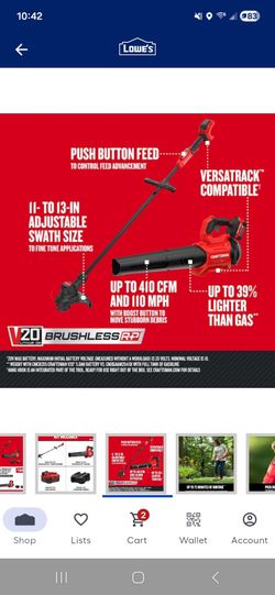 Craftsman weed wacker and Blower