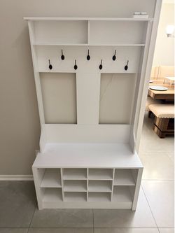 Hall Tree Bench