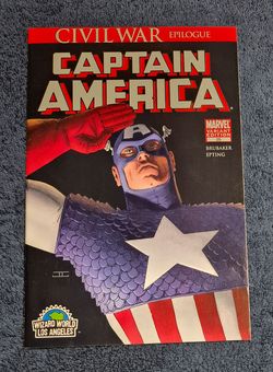 CAPTAIN AMERICA 25 WIZARD WORLD LA VARIANT 2007 NM MARVEL BRUBAKER EPTING