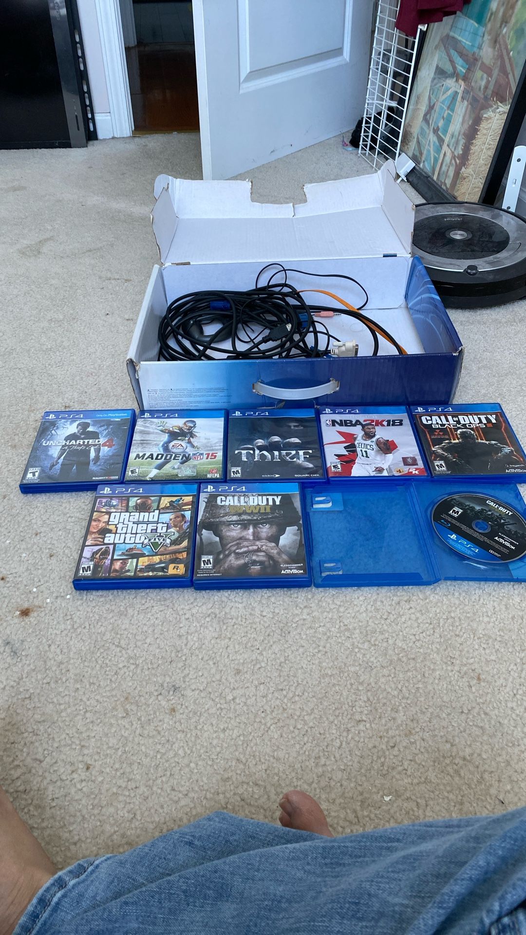 PS4 Console And Games Bundle