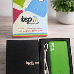 Tep Travel WiFi Portable Hotspot – Global Coverage (Like New)