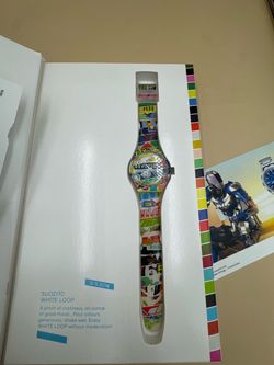 Swatch S/S Club Special Box Set White Loop New Gent 2014 Watch SUOZ170