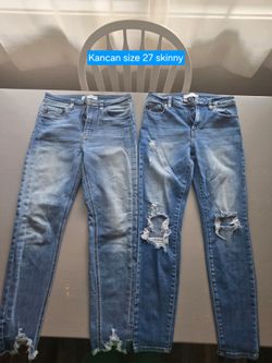 Kancan size 27 skinny jeans