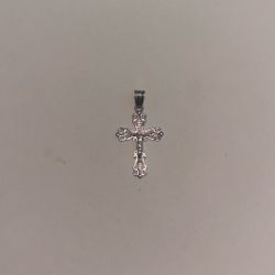  Cross Silver Pendant For Small Chains