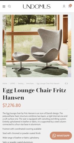 Egg Lounge Chair Fritz Hansen