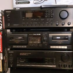 ONKYO AUDIO  / VIDEO RECEIVER CLICK ON PICTURE YOU WILL GET FULL PICTURE SIZE 