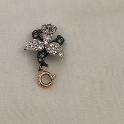 Nolan Miller Crystal Orchid Pendant/Charm