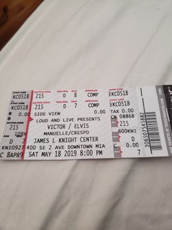 Tickets al concerto de Victor Manuel