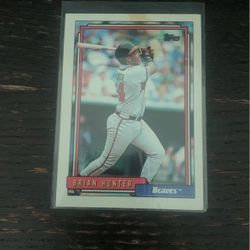 Brain Hunter #611 1992 Topps Baseball Trading Card 