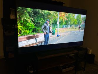 Samsung CU8000 85” TV and Sound Bar