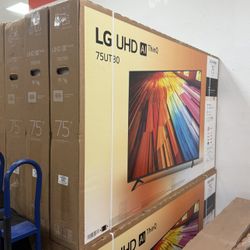 LG 75” UT8000 4K HDR SMART TV