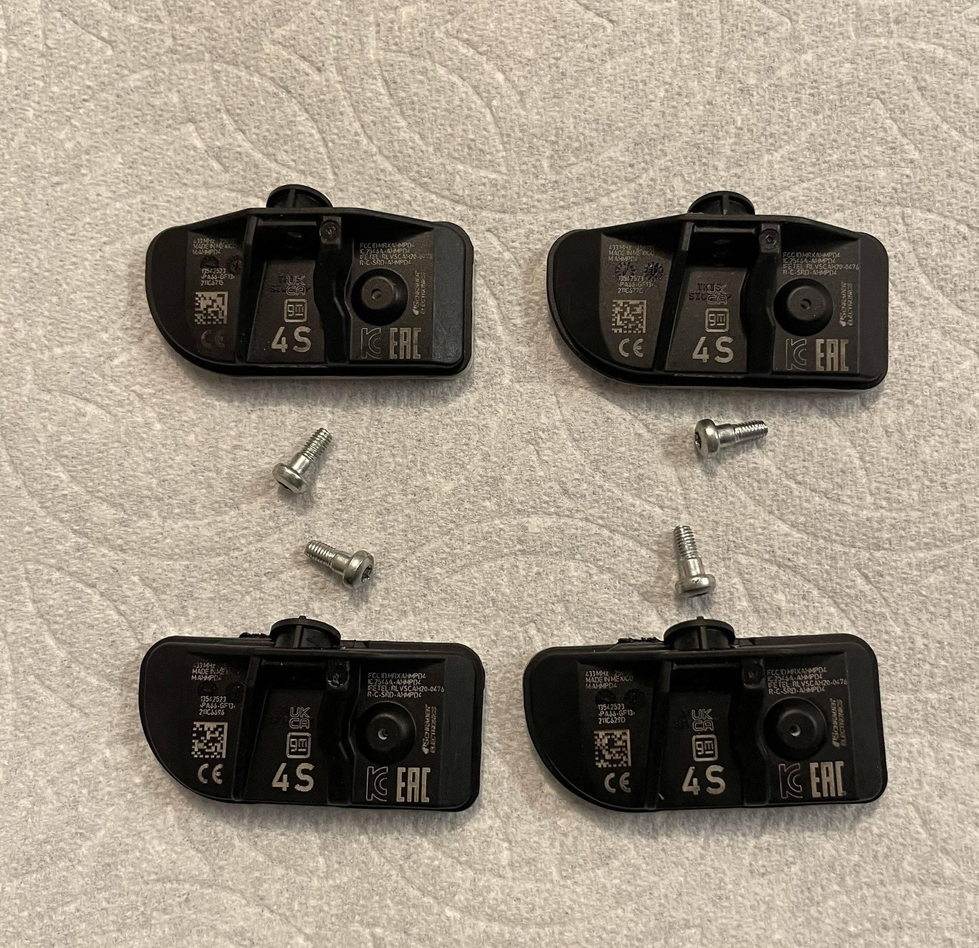 New TPMS Sensors from a 2025 Silverado