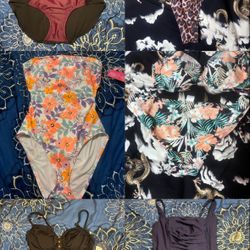women’s Swim suits &  1 girls bikini 