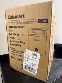 Cuisinart ice cream maker