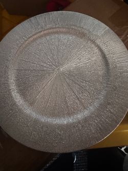 Charger plates Silver- 100 pieces