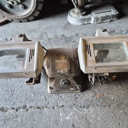 Rockwell Delta 1/2 HP 110V Single Phase Bench Grinder Made In USA Tool Tools