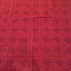 Red TABLECLOTH -64 1/2” X 47”