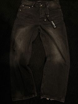 Purple jeans
