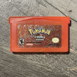 Authentic Pokemon Fire Red