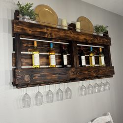 Large Wooden Wine rack 
