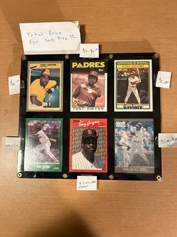 Baseball trading cards