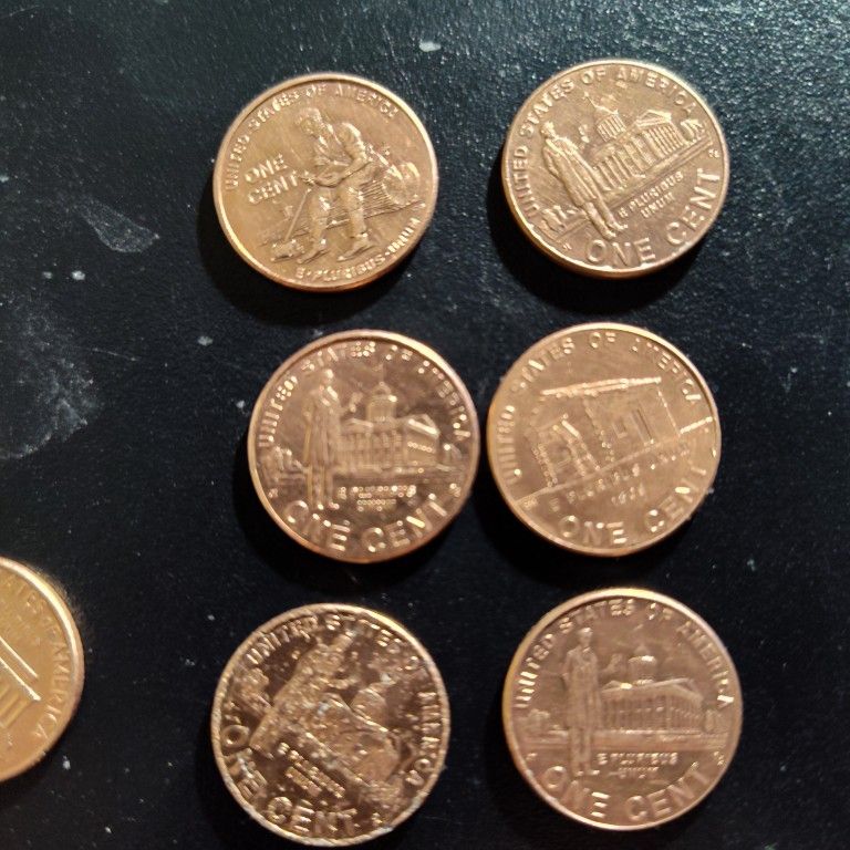 2009 Four-piece Penny Set. In Excellent Condition