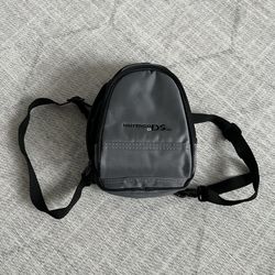 Nintendo DS NDS Black/Grey Video Game System & Games Mini Backpack Bag