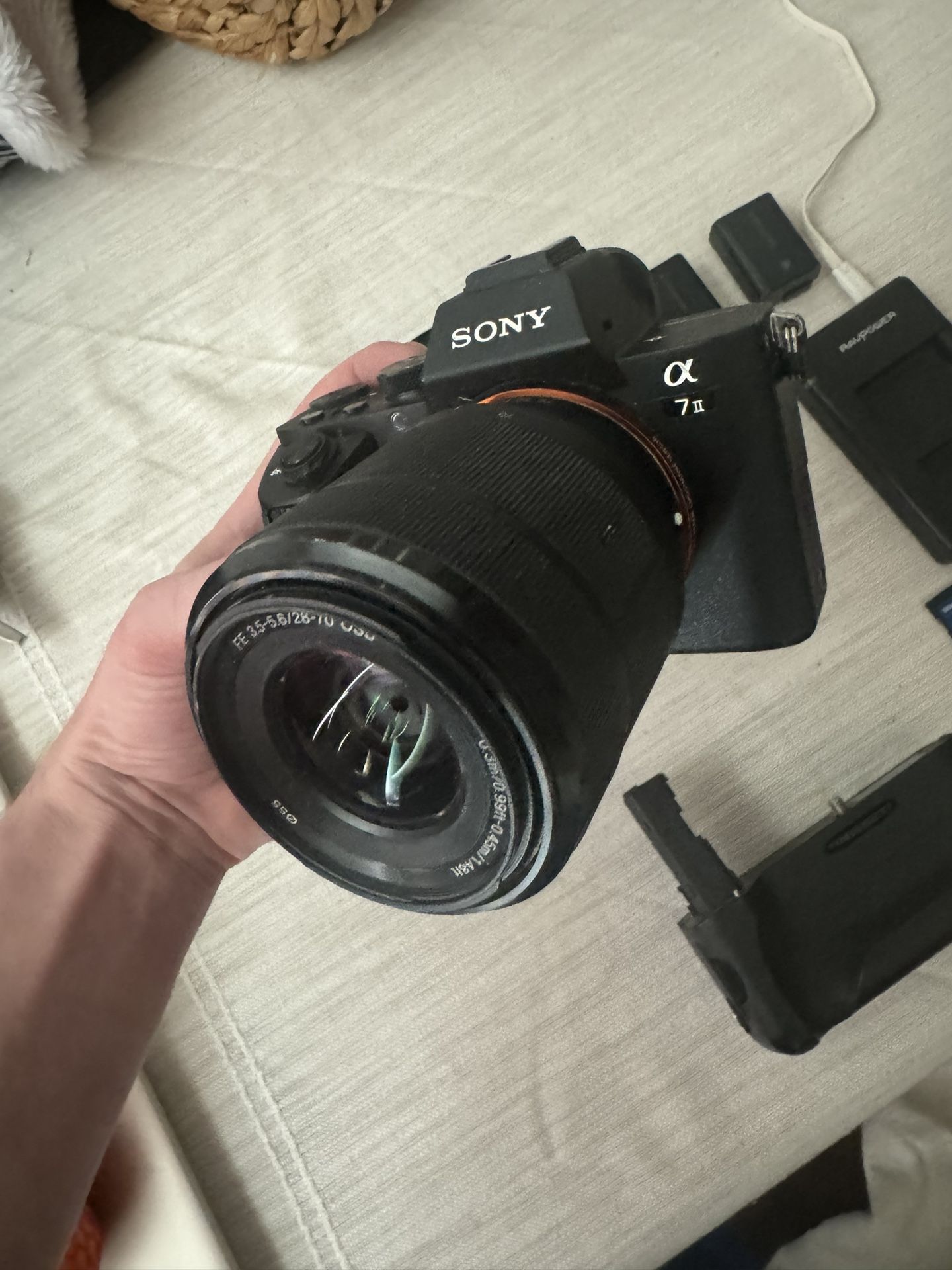 Sony A7 II Bundle With Battery Grip- Plus 50mm1.8 