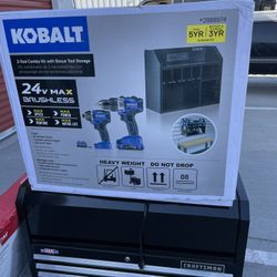 Kobalt 2 Tool Combo Kit With Bunks Tool Storage 