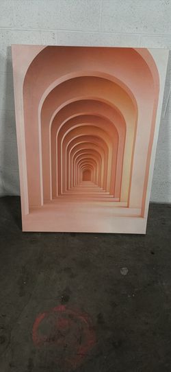 Large canvas painting