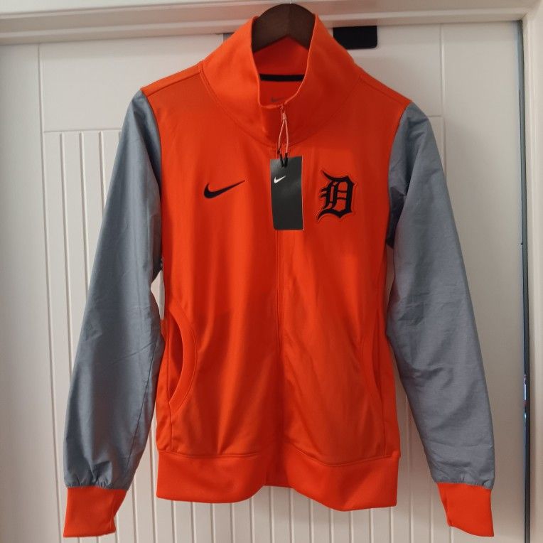 Detroit Tigers Nike Women's Track Windbreaker Jacket Small